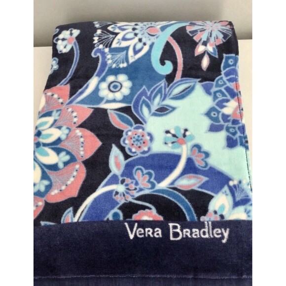 Vera Bradley Other - Vera Bradley Beach Towel Lotus Flower Floral Print NEW WITH TAGS Oversized